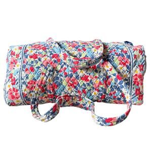 Vera Bradley Large Travel Duffel Bag Floral Quilted Overnight Summer Cottage